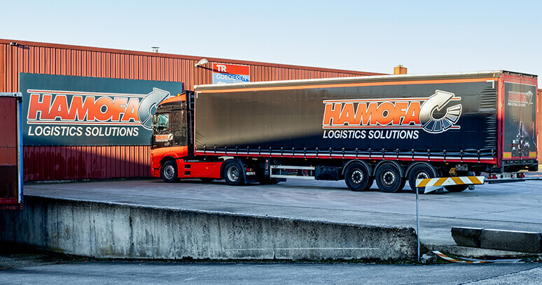 Internationaal transport door Hamofa Logistics